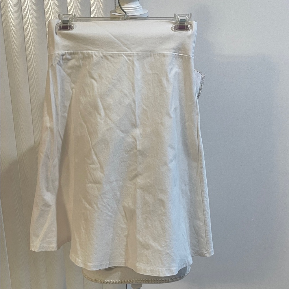 Elegant White Women's A-line Skirt size XS